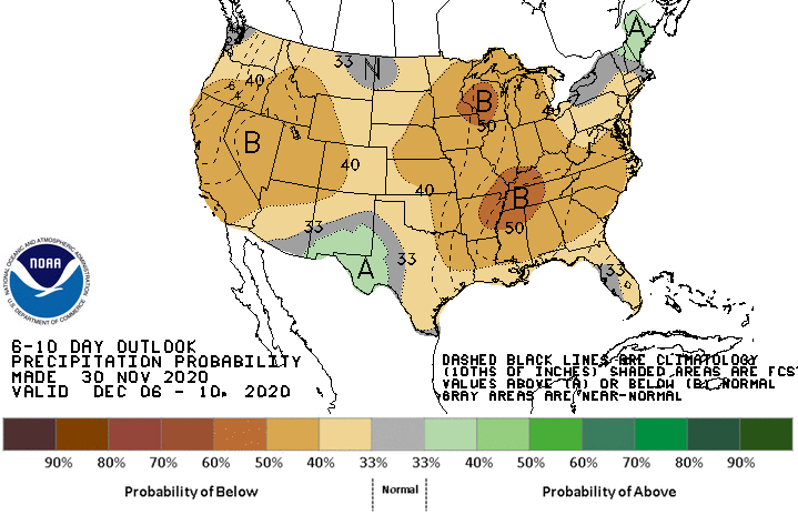6-10 Day Precipitation Probability Outlook